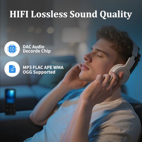 144GB MP3 Player with Bluetooth 5.2, Earphones Included, Shock‑Absorbing Protective Shell for MP3 Player Device by Picxiul - Used condition - Image 2