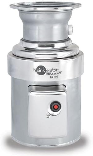InSinkErator SS-100 Triturador de Basura, Acero Inoxidable, 1 HP