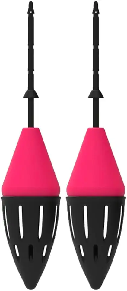 Boia Cevadeira de Alta Performance KoBRA Sem Chumbo, Mais Sensível e Mais Eficiente, Tilápia Tambaqui Kit c/2UN Pink