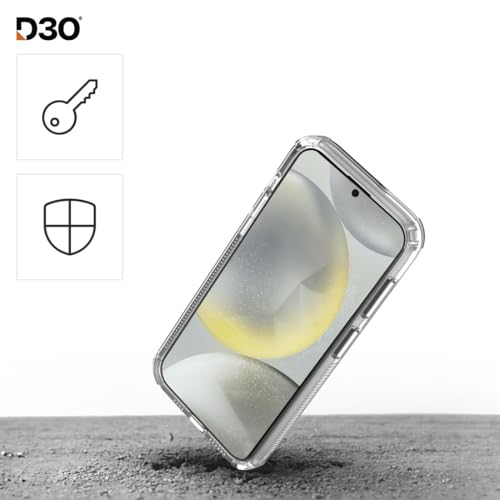 Hama D3O Verre de protection pour téléphone portable Samsung Galaxy S25 Ultra (protection d'écran incassable, anti-traces de doigts, verre de téléphone portable avec aide au montage, protection