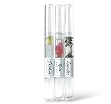 Greenmade Goods Cuticle Oil Trio – Lavender, Jasmine & Rose Pens with Real Flower Petals – Nourishes, Strengthens, Repairs & Protects – Natural Gift Set (3 Pack)