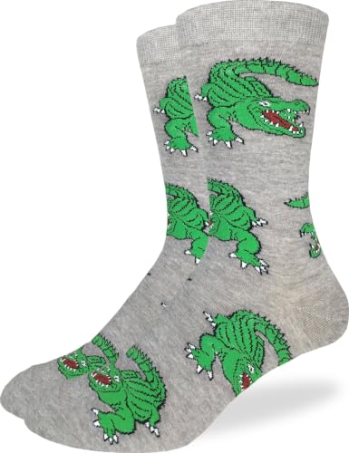 Good Luck Sock Men's Alligator Socks, Adult, Shoe Size 7-12