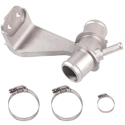 1657722030 Aluminum Engine Coolant Outlet Pipe for Toyota Corolla 2009-2017, Matrix 2009-2014 1.8L L4 - Radiator Hose Connector OE# 16577-22H02, 16577-22040, 16577-0T030