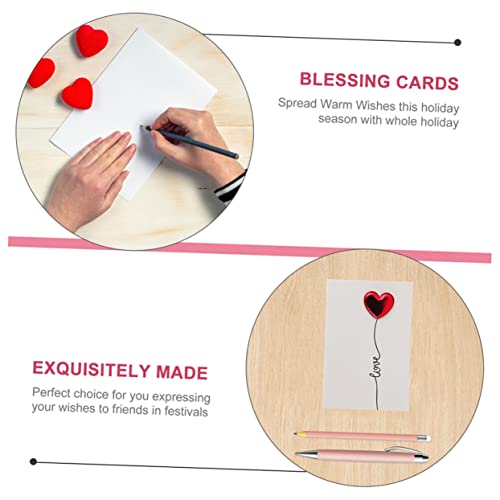 Operitacx 5 Unidades cartão de felicitações bilhete de dia namorados cartão de convite de festa cart