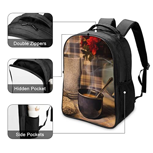 Sac à dos d'école pour enfants cool 3D rigide café
