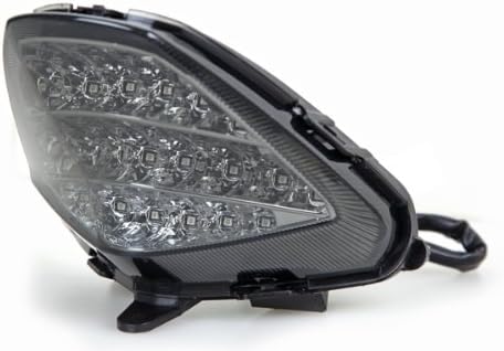 Integrated Sequential LED Tail Lights Smoke Lens fits Honda CBR250R 2011-2013, CB300F 2015-2018, and CBR300R 2015-2022