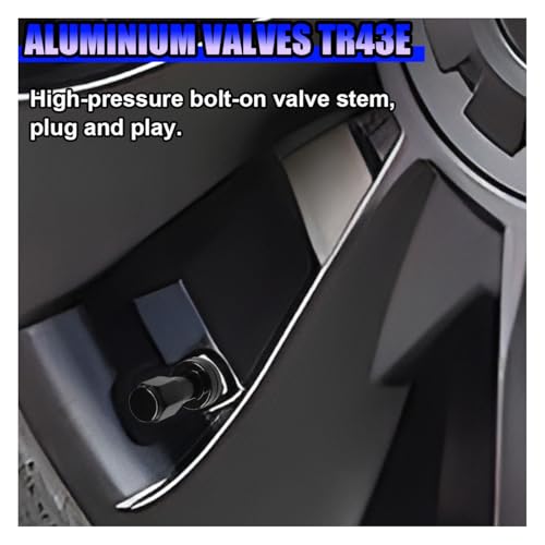 image for UHANBUT TR43E Metal Clamp-in Tire Valve Stems, Tubeless Aluminum Alloy