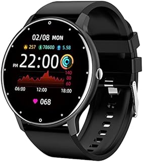 Smart Watches for Mens,2022 Newest Bluetooth Smartwatch Fitness Tracker with Text/Heart Rate/Blood Oxygen/Sleep Monitor,IP67 Waterproof Pedometer Sports Watch for Android Phones and iPhone
