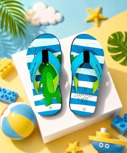 Image of Flip Flop CROCO Print Slippers for Baby Boy, Indoor and Outdoor Slippers for Kids