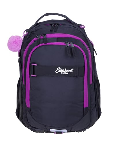 Elephant Schulrucksack HERO SIGNATURE Rucksack (Tiff Lila 13015 Violett Black)