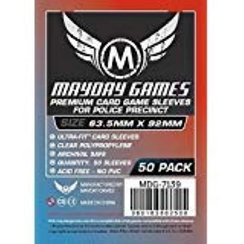 Police Precinct Sleeves (63.5x92mm) - 50 Premium