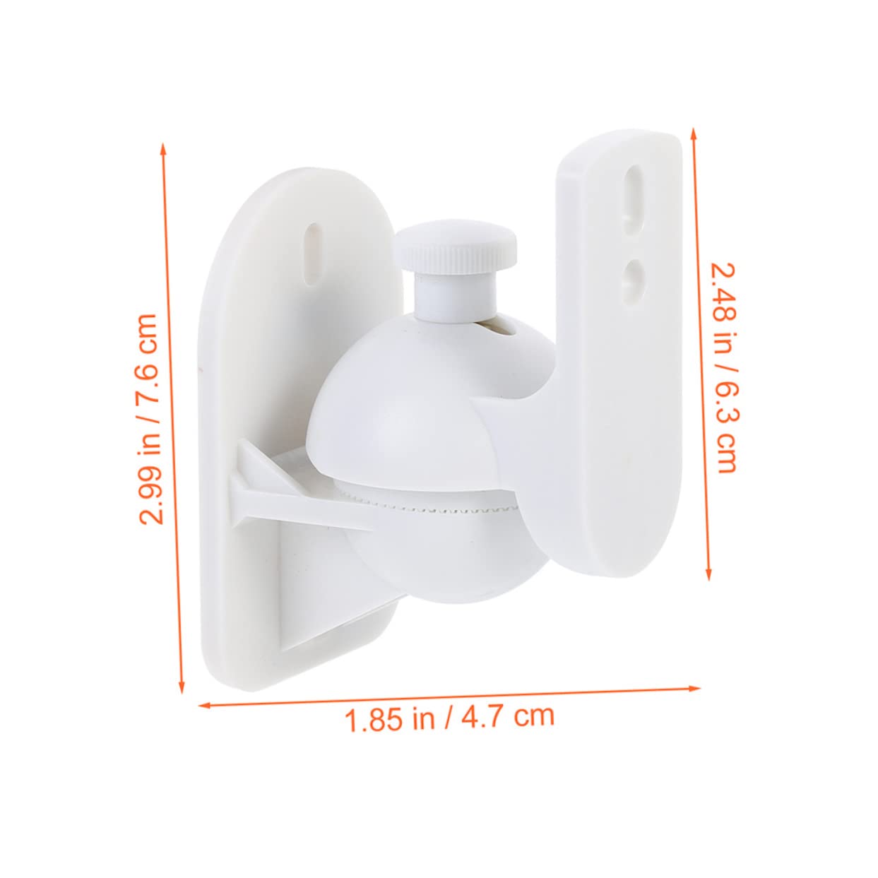 4piezas Soportes De Pared Para Altavoces Soportes Ajustables y Giratorios Para Altavoces