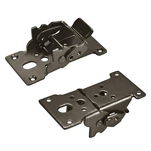 Folding Brackets 2 Pcs Lock Extension Support for Table Bed Leg Bronze Steel Foldable Hinge Hardware with Screws (90-180 Degrees, Bronze) - Thumbnail 4