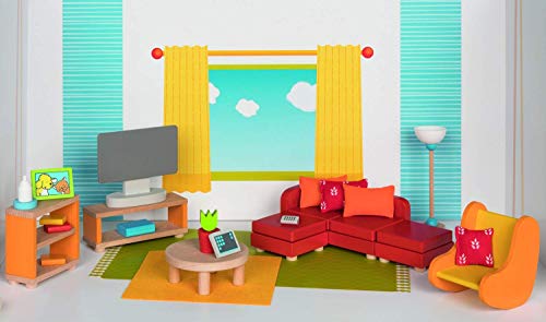 Preisvergleich Produktbild goki 51537 Puppenmöbel Wohnzimmer