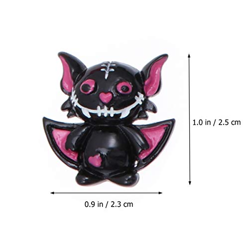 Toyandona 24 Pcs Halloween Resin Flatback, Halloween Craft Embellishment Wizard Pumpkin Bat Ghost Etc (Mixed Patterns) #TOP1