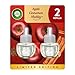 Air Wick Scented Oil Refill Plug in Air Freshener Essential Oils, Apple Cinnamon Medley, 2ct, 1.34oz