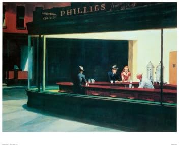 Nighthawks, c.1942 Art Poster Print by Edward Hopper, 36x28