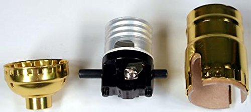 Creative Hobbies Gold Push Thru Lamp Sockets #TOP13