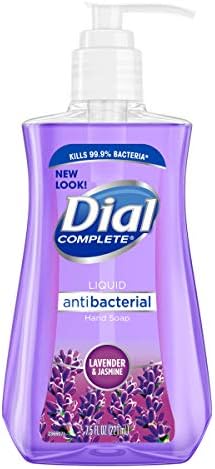 Dial Antibacterial Liquid Hand Soap, Lavender & Twilight Jasmine, 7.5 Fluid Ounces