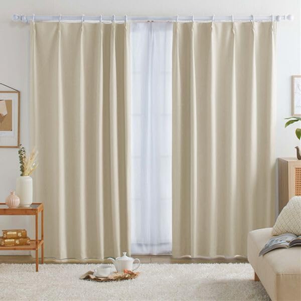 ベルーナ(BELLUNA) カーテン 遮光 4枚組 100% 遮光1級 防音 断熱 保温 遮光...