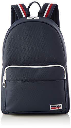 Lacoste NH3313  Mochila para Hombre  Eclipse Blanc Rouge  Talla única