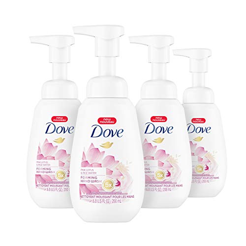 Dove Foaming Hand Wash Pink Lotus Rice Water Effectively Washes Away