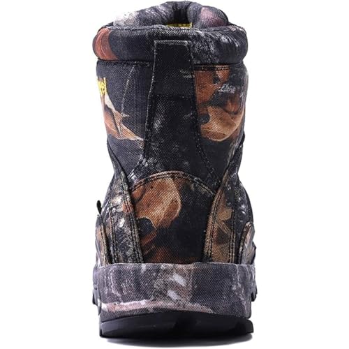 cungel Men's Hunting Boot 8-INCH Camouflage Timber Waterproof Hunter Shoes Forest Boots Jungle Anti-Slip Lightweight Breathable Durable Fishing Hiking Working Field Hunting - Thumbnail 3