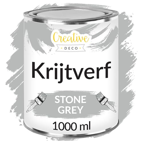 Creative Deco 1000 ml Grijze Krijt-Verf