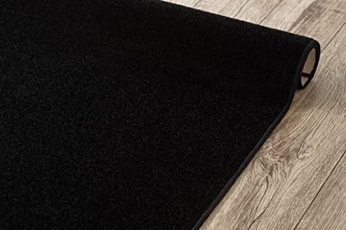Tapis de couloir classique noir 110x170 d'une solidité exceptionnelle - 8