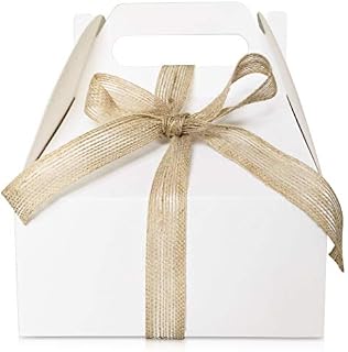 Cupcake Boxes 4 Cavity Pack of 13 Boxes with Inserts & FREE Decorative