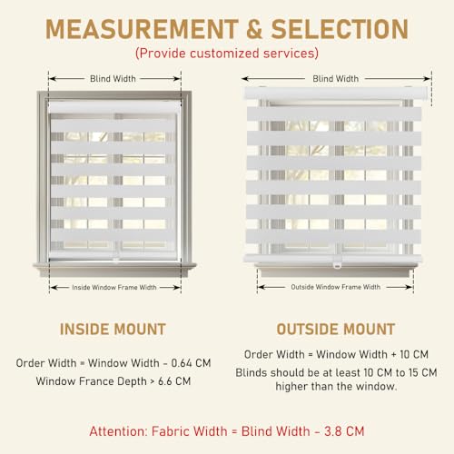 KELIXU Cordless Zebra Blinds with Valance, 28" W x 72" H (71 W x 183 H CM) Day and Night Window Indoor Shades Double Layered Fabric Blind, Blackout Window Roller Shade for Home Door, White by KELIXU - Image 5