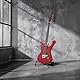 Rocktile Sidewinder E-Gitarre - Rocktile Heavy-Series - Korpus: Linde - 2 Humbucker Tonabnehmer - 22 Bünde - FR-Style Tremolo - Rot