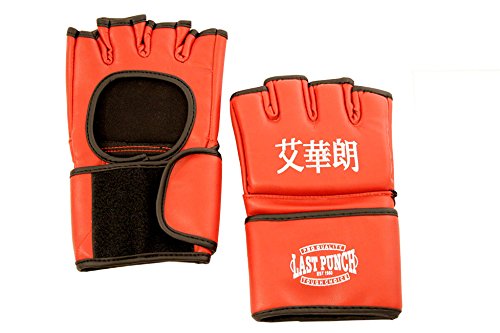 Red Color Grappling MMA Training Gloves UFC Style Gloves Good Quality Size-L