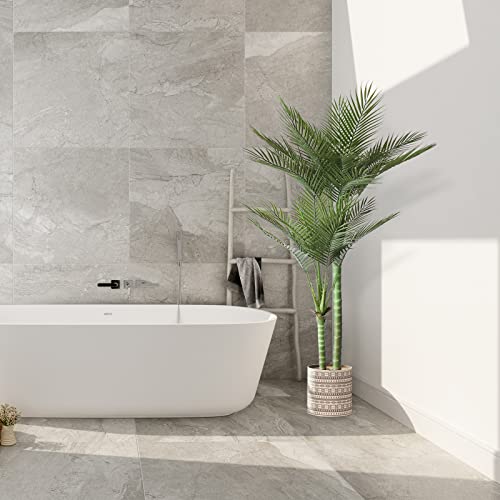 Innoasis Artificial Palm Tree 5.01Ft With 2 Heads Large Fake Palm Plant With 24 Trunks Perfect Tall Faux Tree In Pot For Indoor Outdoor House Home Office Garden Modern Decor Housewarming Gift (2Pack) #TOP2