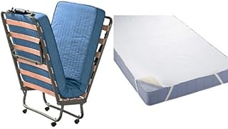 MiaSuite Ailime Brandina Pieghevole a doghe & Coprimaterasso impermeabile