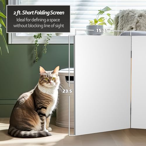 2 ft. Short Do It Yourself Canvas Folding Screen 8 Panel by Red Lantern - Image 5