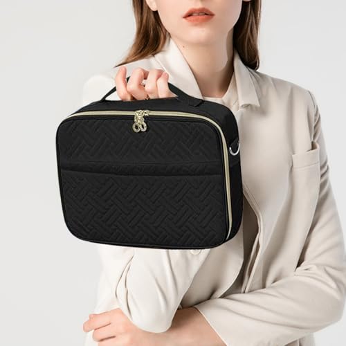 Bibeltasche, Bibelhülle Bibelumschlag Tasche mit Griff und Schulterriemen, Bibelschutz Hülle, Große Bibel Buch Tragetasche mit Mehreren Taschen und Reißverschluss, Bibeletui Buchtasche für Frauen