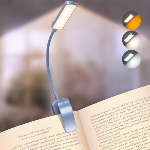 Glocusent 13 LED Book Lights for Reading at Night, Gifts for Book...