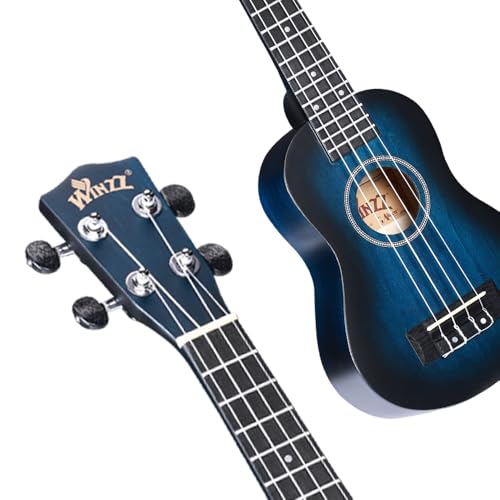 Winzz Ukulele koncertowe Zestaw dla początkujących dla dzieci i dorosłych, unikalny design kolorów, z torbą, stroikiem,
