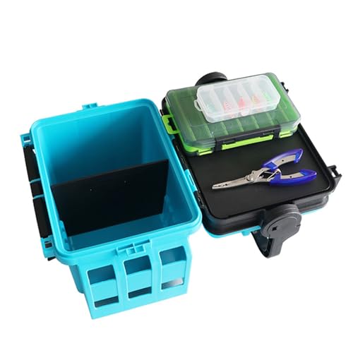 Boîte de rangement de pêche multifonction grande capacité boîte accessoires