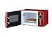 Daewoo KOR-7LRER Retro Countertop Microwave Oven 0.7 Cu. Ft., 700W | Pure Red