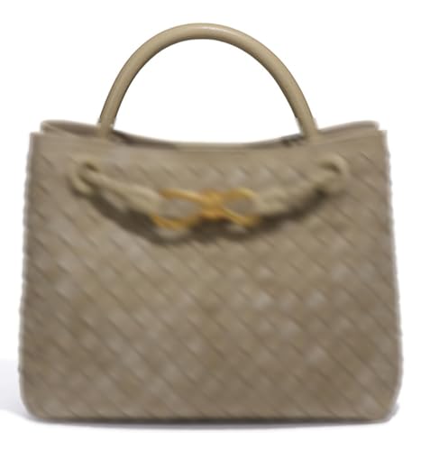 Bolso Tote Tejido de Gamuza para Mujer miniatura 1