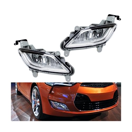 WOZIES faróis de neblina Pára-choques dianteiro direito Luz de neblina Luzes diurnas Para Hyundai Ve