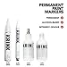 Krink Paint Marker 4-Pc White Set - Graffiti Markers Pack of 4 Includes K-60 Mop - K-66 Ball-Point - K-42 Bullet-Tip - K-75 Chisel-Tip - Alcohol-based White Paint Marker Set for Multiple Surfaces