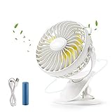 🍃 [3 velocidades] El ventilador puede tener hasta tres velocidades de rotación: pulse una vez en el botón trasero para disfrutar de un aire silencioso para dormir, pulse una segunda para incrementarla y seguidamente puede pulsar una tercera por si quiere la velocidad máxima para disfrutar del máximo aire.