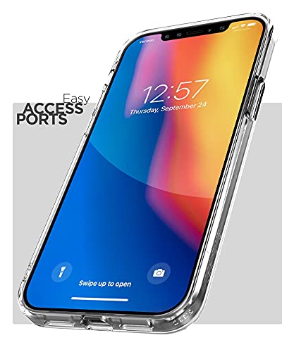 Encased Belt Case Designed For Iphone 13 (2021) Clear-Back Transparent Phone Cover With Clip Holster #TOP7