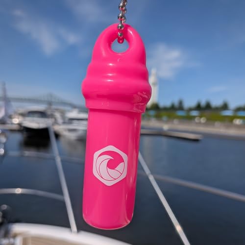 Image of Seahive Floating Keychain (2 pack) with Waterproof Safety Container Boat Key Float - Pontoon, Fishing Accessories key holder