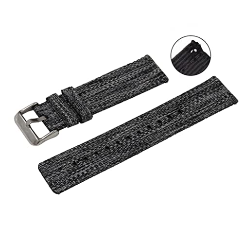 Sangle tressée Nylon Denim pour montre | Idéal pour le sport et le bureau