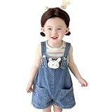 Baby Jungen Mädchen Jeans Latzhose Strampler Overalls Weiche Baumwolle Denim Hose Dünn für Frühling Sommer Cartoon Größe 56/62/68/74/80/86