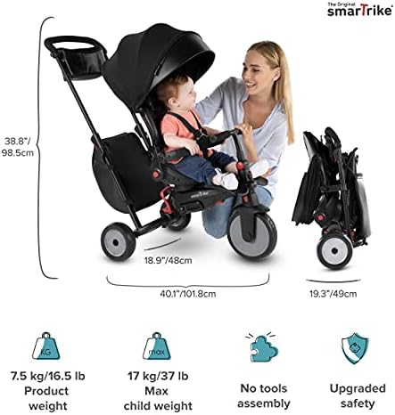 smarTrike 7 Urban Folding Baby Tricycle 